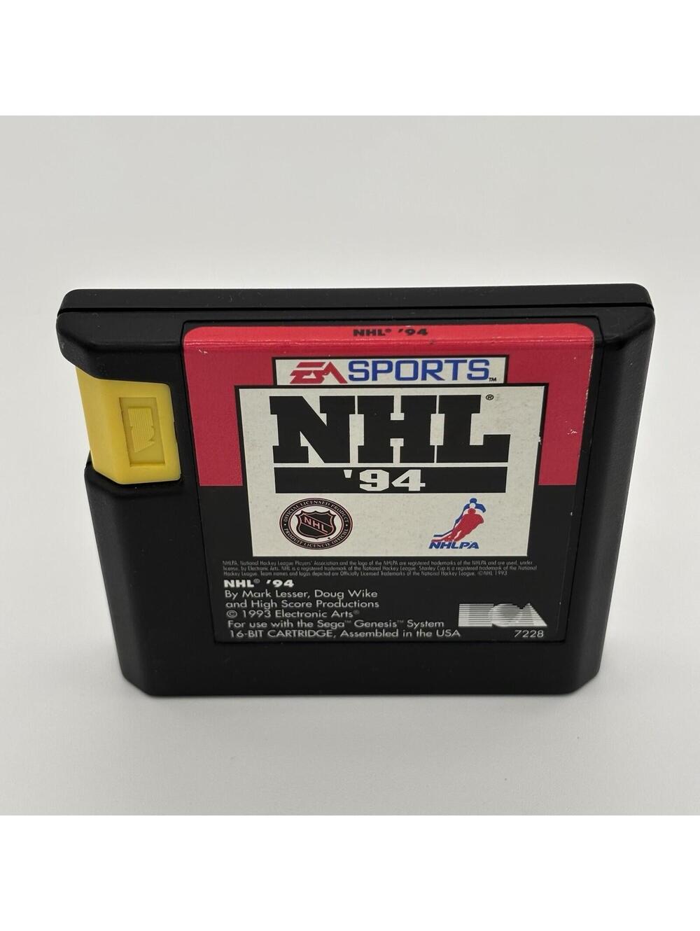 Sega Genesis NHL 94 Game Cartridge Tested Working EA Sports Hockey